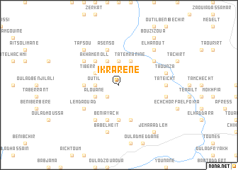 map of Ikrarene