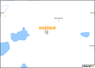 map of Iksanova