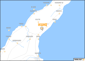 map of Ikuho