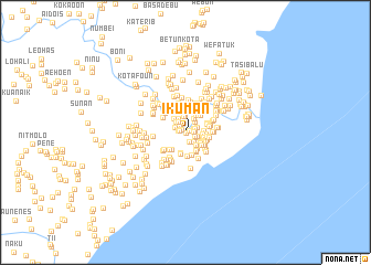 map of Ikuman