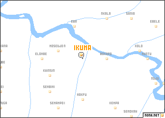 map of Ikuma