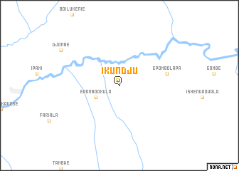 map of Ikundju