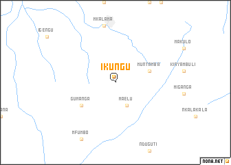 map of Ikungu