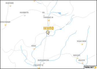 map of Ikuno