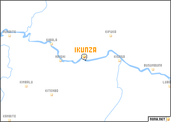 map of Ikunza