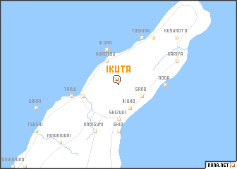 map of Ikuta