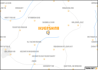 map of Ik-Vershina