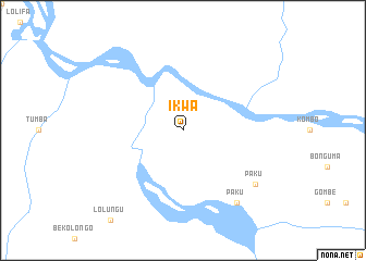 map of Ikwa