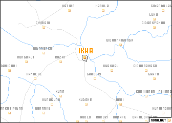 map of Ikwa