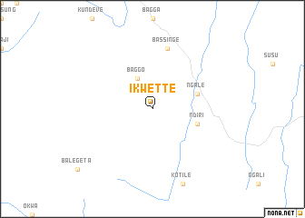 map of Ikwette