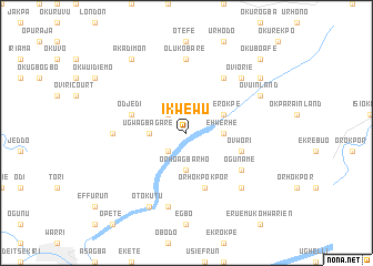 map of Ikwewu