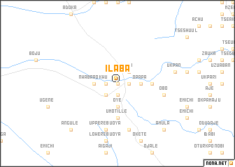 map of Ilaba