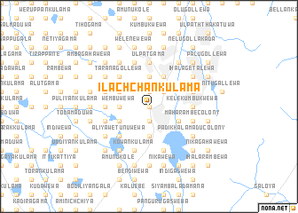 map of Ilachchankulama