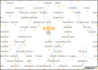 map of Ilaciu