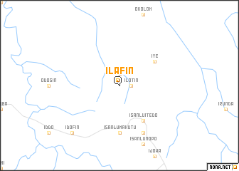 map of Ilafin