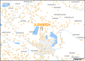 map of Ilāhībāgh