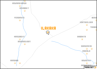 map of Ilakaka