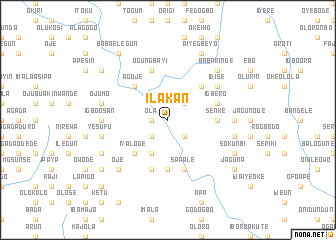 map of Ilakan