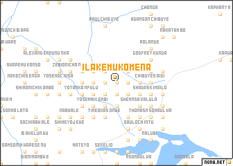 map of Ilake Mukomena