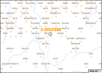 map of Īlamu Roba