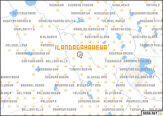 map of Ilandagahawewa