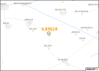 map of Ilandža