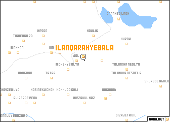 map of Īlānqarah-ye Bālā