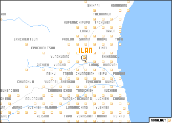 map of I-lan