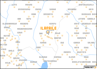 map of Ilara-Ile