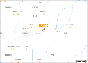 map of Ilaro
