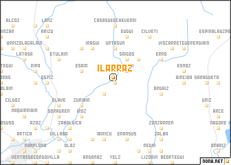 map of Ilárraz
