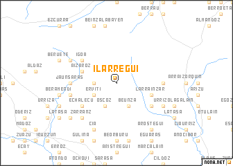 map of Ilarregui