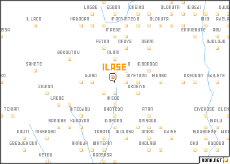 map of Ilase