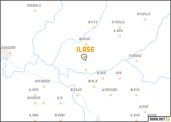 map of Ilase