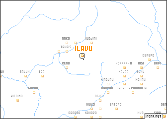 map of Ilavu