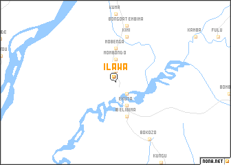 map of Ilawa