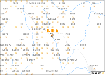 map of Ilawe