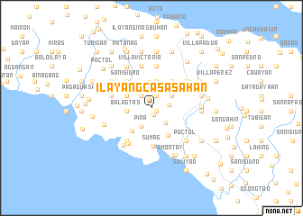 map of Ilayang Casasahan