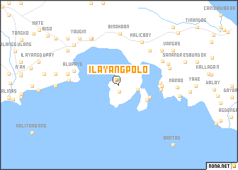 map of Ilayang Polo