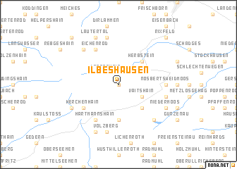 map of Ilbeshausen