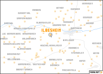 map of Ilbesheim