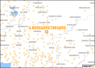 map of Ilbongdong-Tae-dong