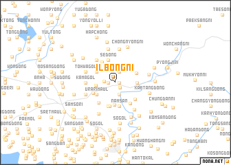 map of Ilbong-ni