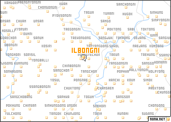 map of Ilbong-ni