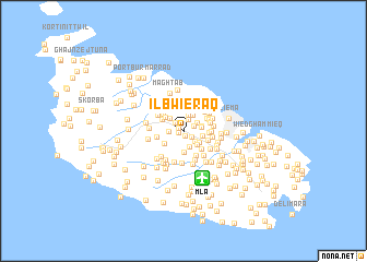 map of Il-Bwieraq