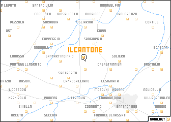 map of Il Cantone