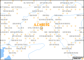 map of Ilchberg