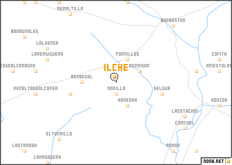 map of Ilche