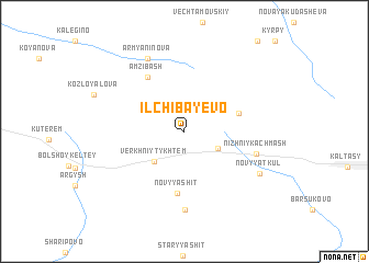 map of Ilchibayevo