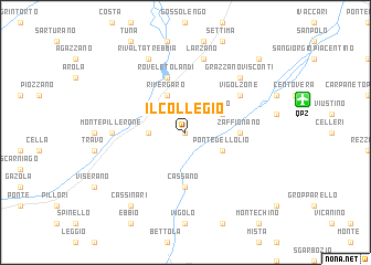 map of Il Collegio